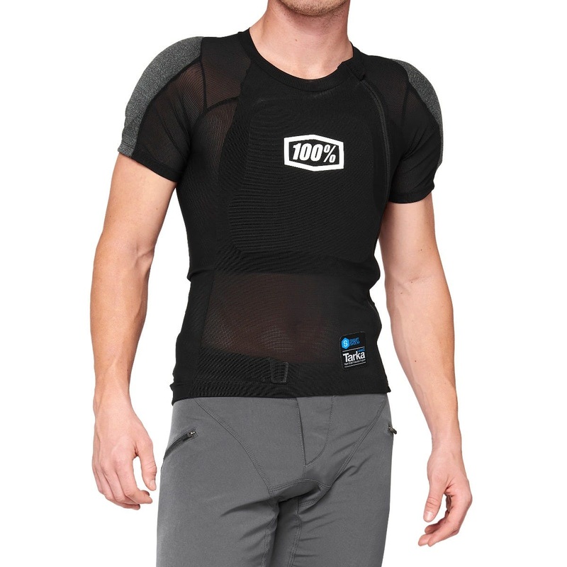 100% Tarka Short Sleeve Body Armour Black SM