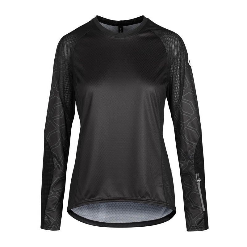 Assos Trail Womens Long Sleeve MTB Jersey Black Series XS
