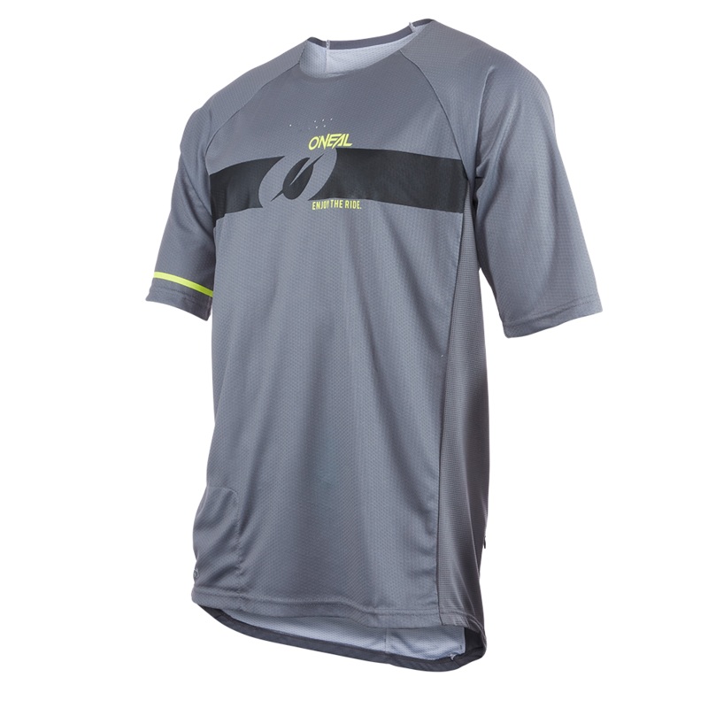 O’Neal Pin It Short Sleeve Jersey Grey/Neon Yellow SM