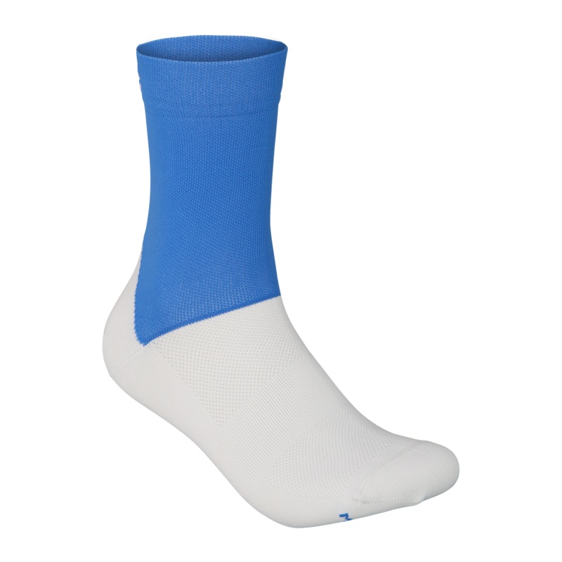 POC Essential Road Socks Basalt Blue/Hydrogen White SM
