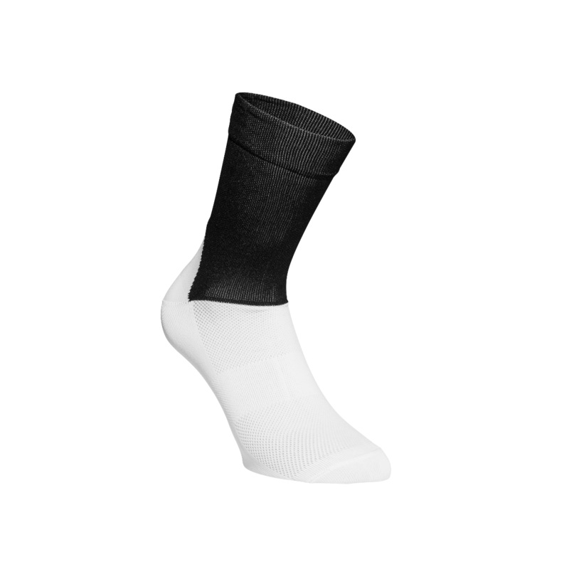 POC Essential Road Socks Uranium Black/Hydrogen White SM