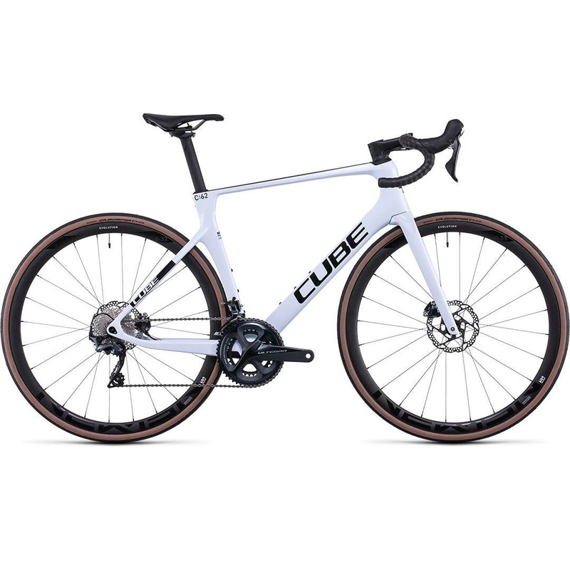 Cube Agree C:62 Road Bike Flash White ‘n’ Carbon SM/MD