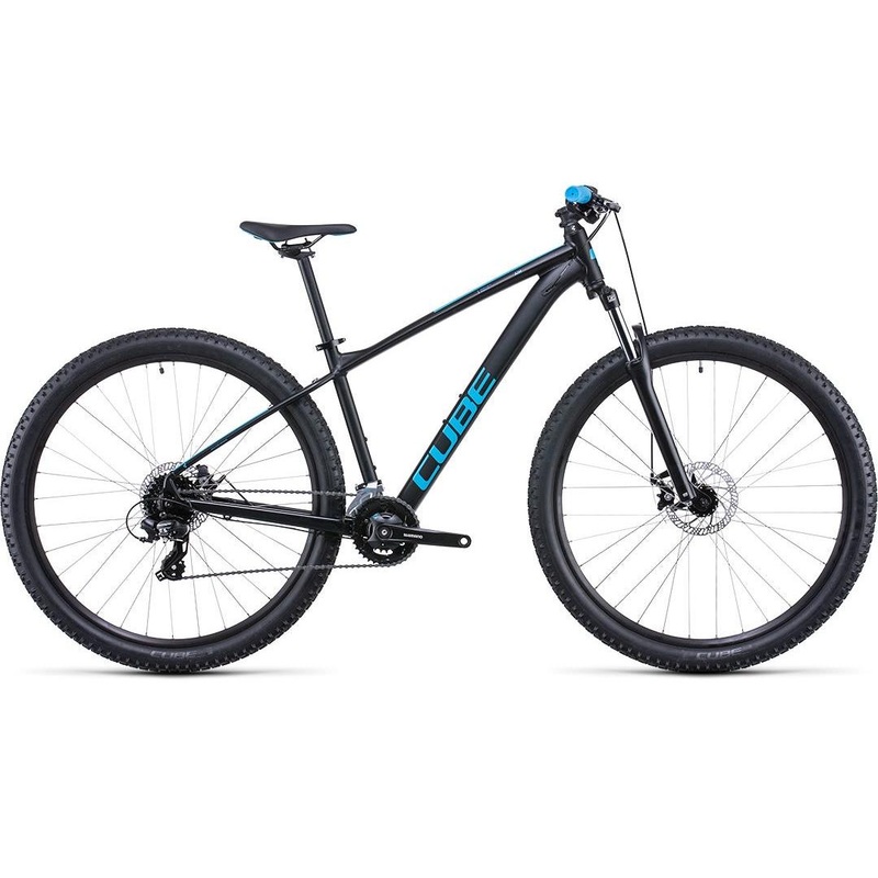 Cube Aim Hardtail Mountain Bike Black ‘n’ Blue  Euro Spec MD