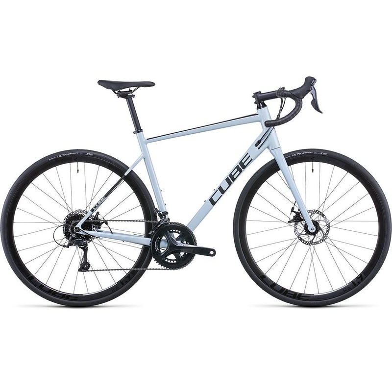 Cube Attain Pro Road Bike Sky Grey ‘n’ Black XS