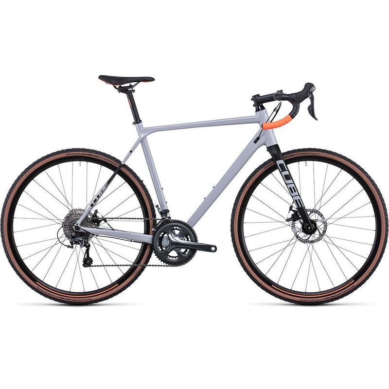 Cube Cross Race Cyclocross Bike Grey ‘n’ Orange SM