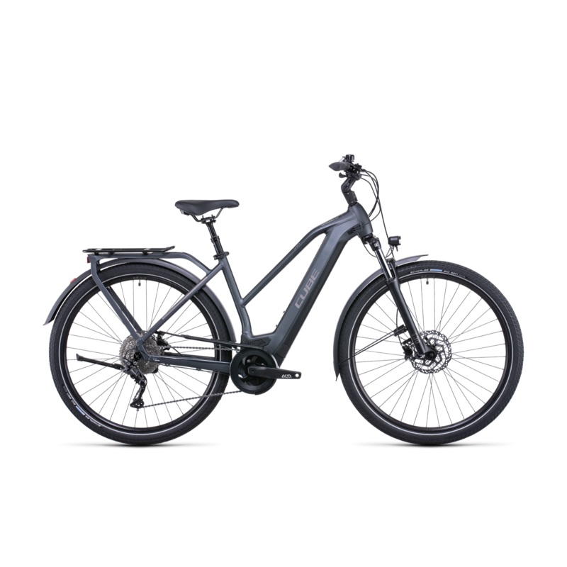 Cube Kathmandu Hybrid ONE 500 Trapeze Hybrid Bike Grey ‘n’ Teak XS