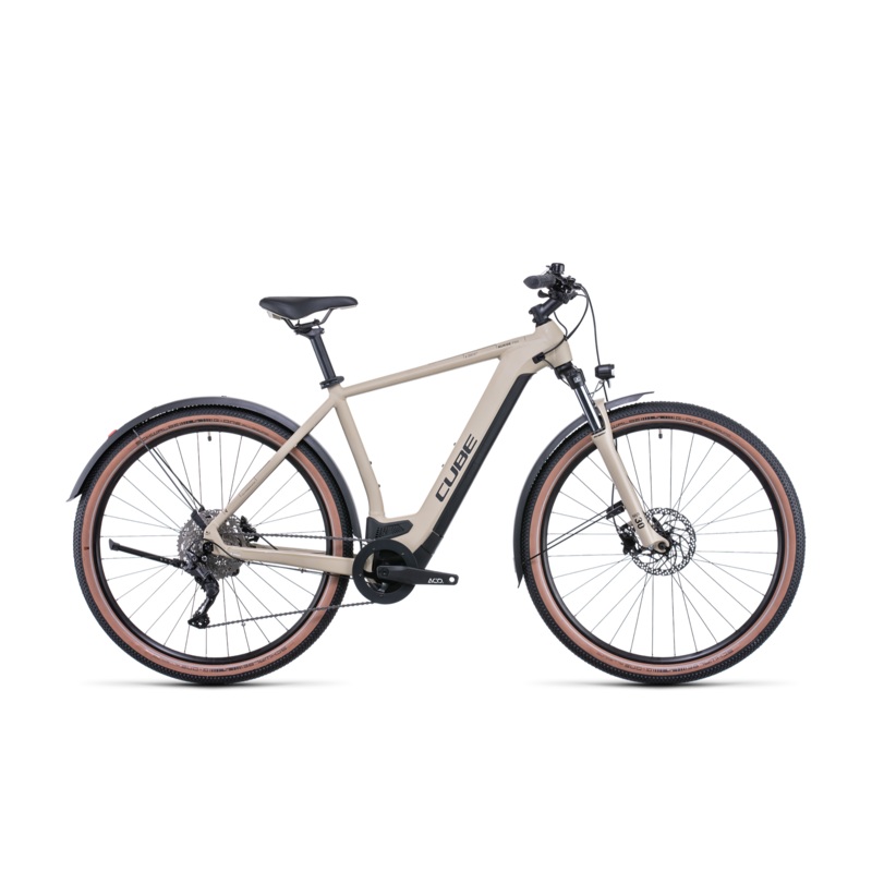 Cube Nuride Hybrid Pro 625 Allroad Electric Hybrid Bike Desert ‘n’ Black SM