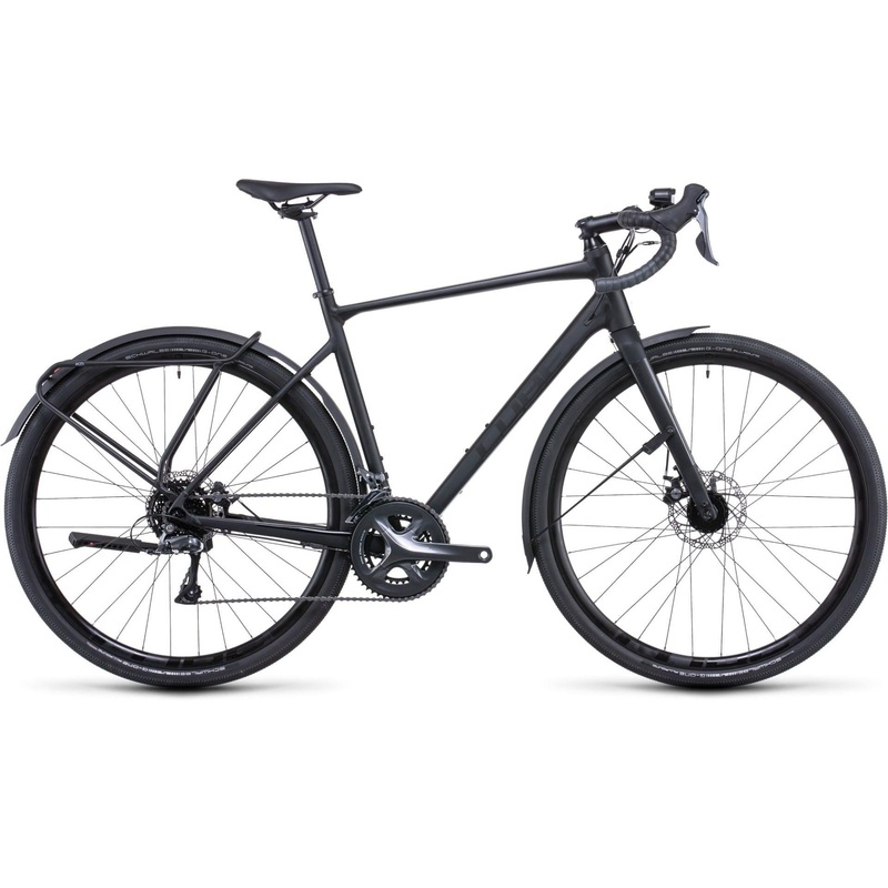 Cube Nuroad FE Gravel Bike Black ‘n’ Metal Grey SM
