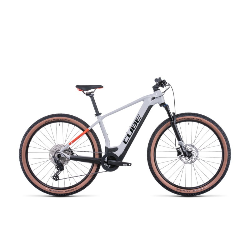 Cube Reaction Hybrid Pro 625 Allroad Electric Hardtail Mountain Bike Grey ‘n’ Red MD