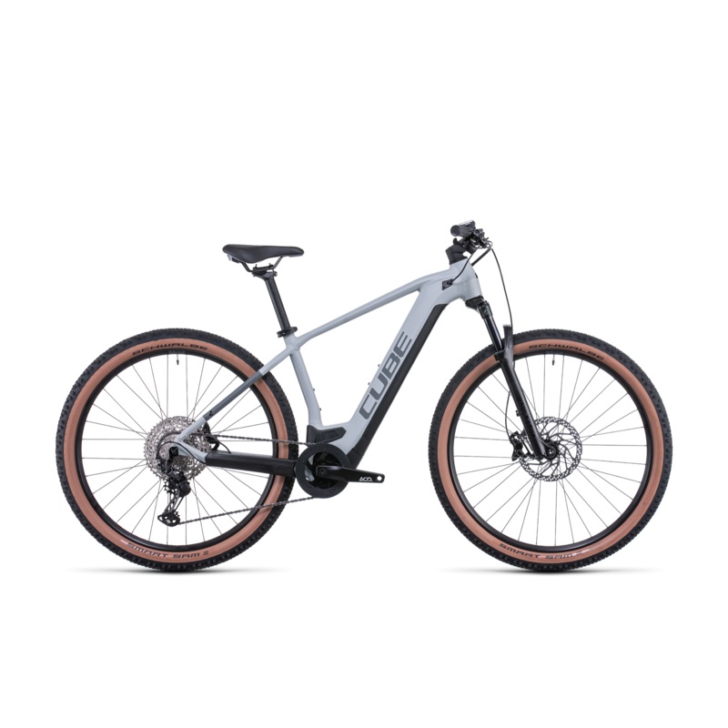 Cube Reaction Hybrid Race 625 Electric Hardtail Mountain Bike Lunar Grey XL