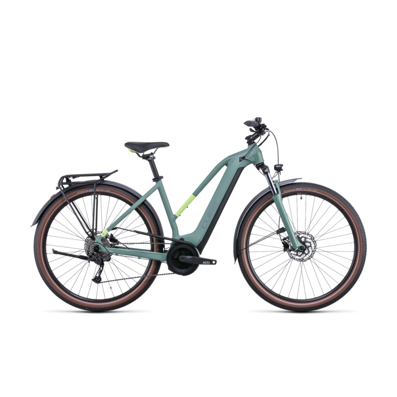 Cube Touring Hybrid ONE 500 Trapeze Electric Hybrid Bike Green ‘n’ Sharp Green SM