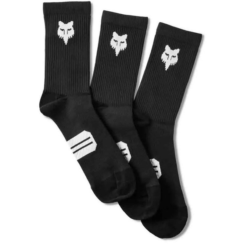 FOX Ranger 6” Socks Black 3 Pairs 2023 SM/MD