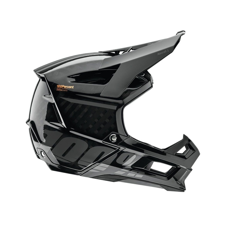 100% Aircraft 2 Full Face Helmet Black SM
