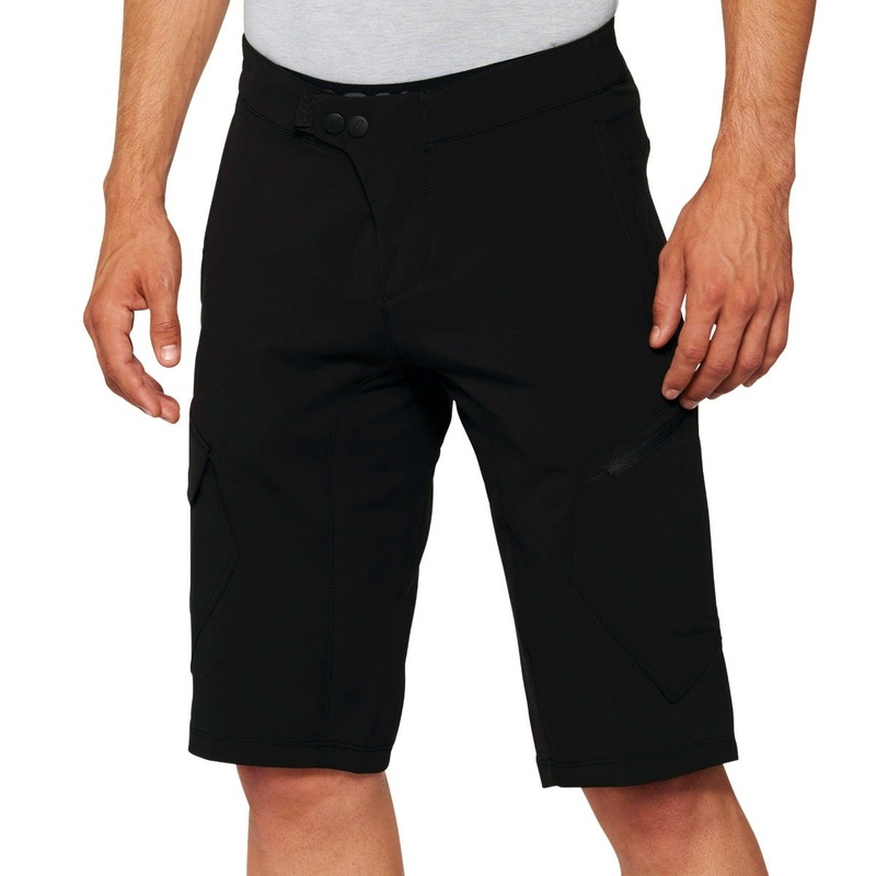 100% Ridecamp MTB Shorts With Liner Black Size – 28