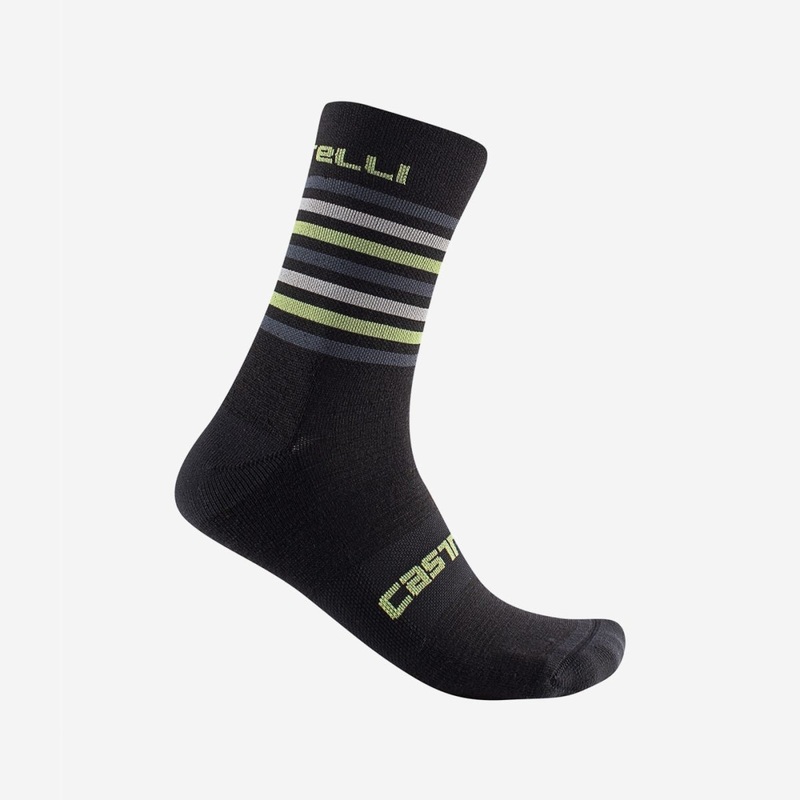 Castelli Gregge 15 Socks Black/Dark Grey SM/MD
