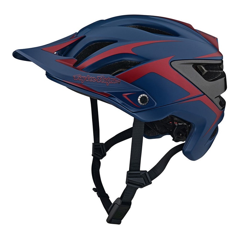 TLD A3 AS Fang Helmet MIPS DK Blue/Burgundy SM