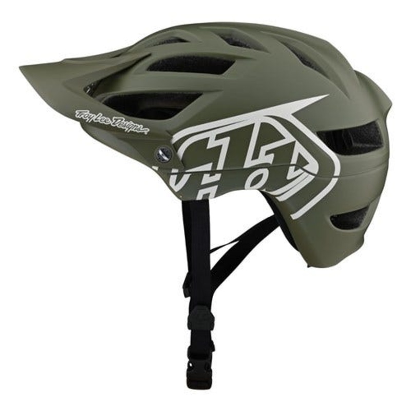 Troy Lee Designs A1 AS Drone Mountain Bike Helmet Steel Green XS