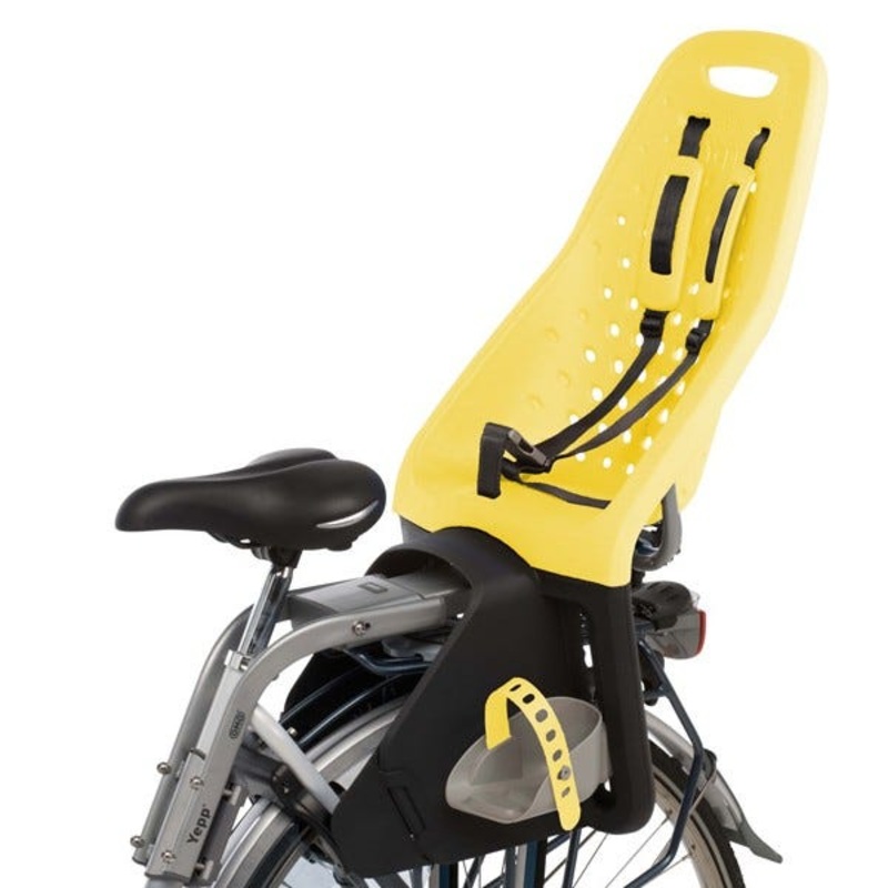 Yepp Maxi Yellow and Seat Post Child Seat