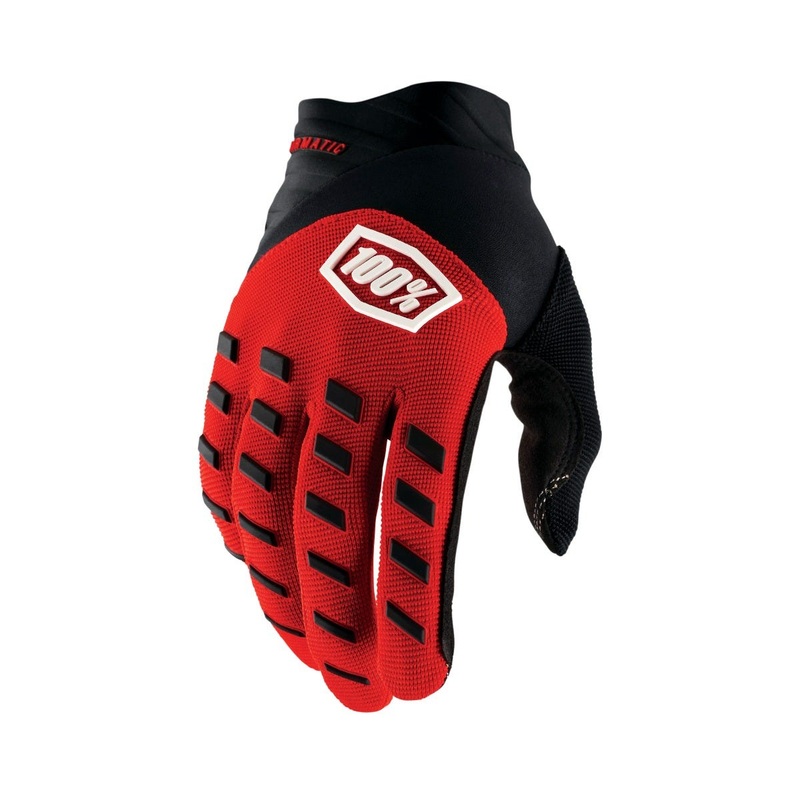 100% Airmatic Gloves Red/Black SM