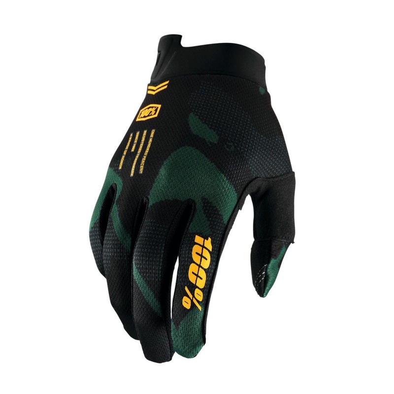100% iTRACK Sentinel Youth Gloves Black SM