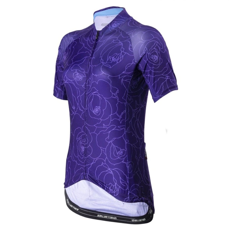 Bellwether Motion Women’s Short Sleeve Jersey Purple XS