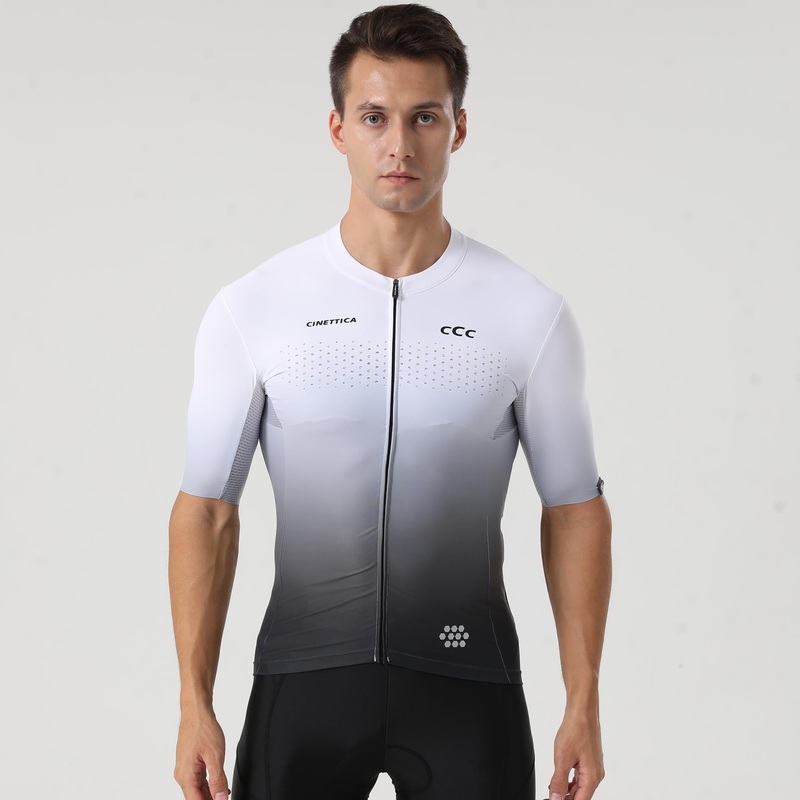 Cinettica Proton Short Sleeve Jersey Black/White Fade XS