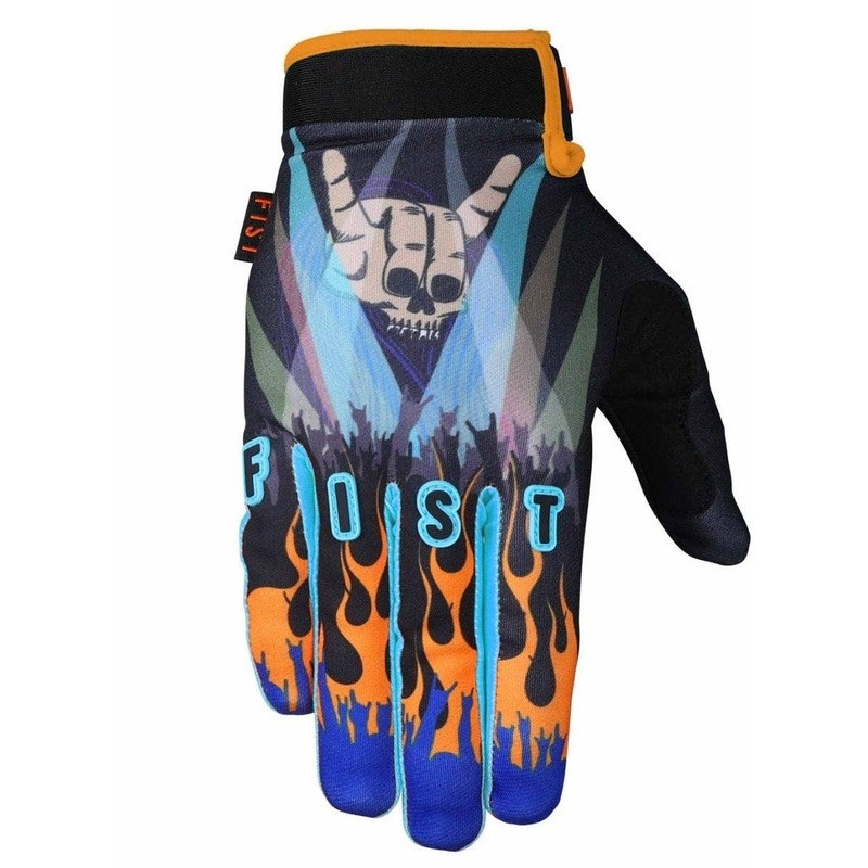 FIST Full Finger Strapped MTB Gloves Metal Lords XXS