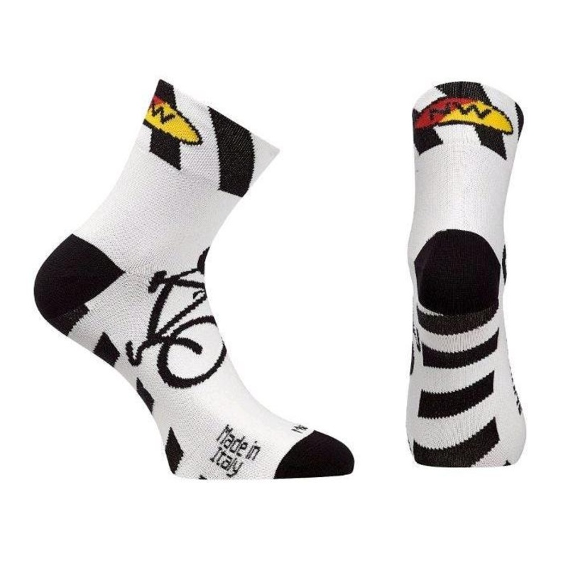 Northwave Bikeman 2 Socks White/Black MD