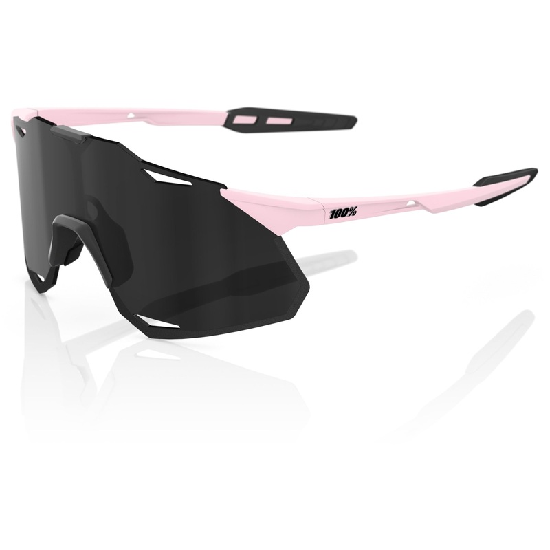 100% Hypercraft XS Sunglasses Soft Tact Desert Pink – Black Mirror Lens