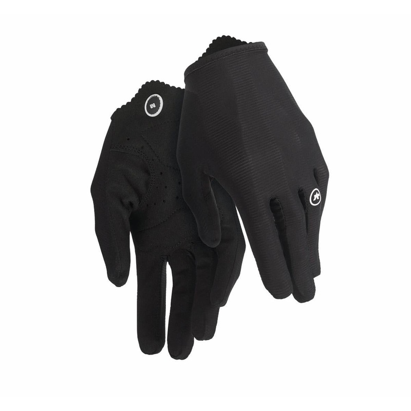 Road Gloves Assos RS AERO FF GLOVES BLACK SERIES XXS