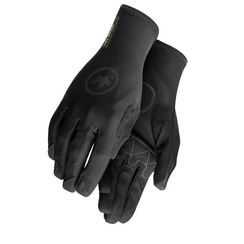 Road Gloves Assos SPRING FALL GLOVES EVO BLACK SERIES XS