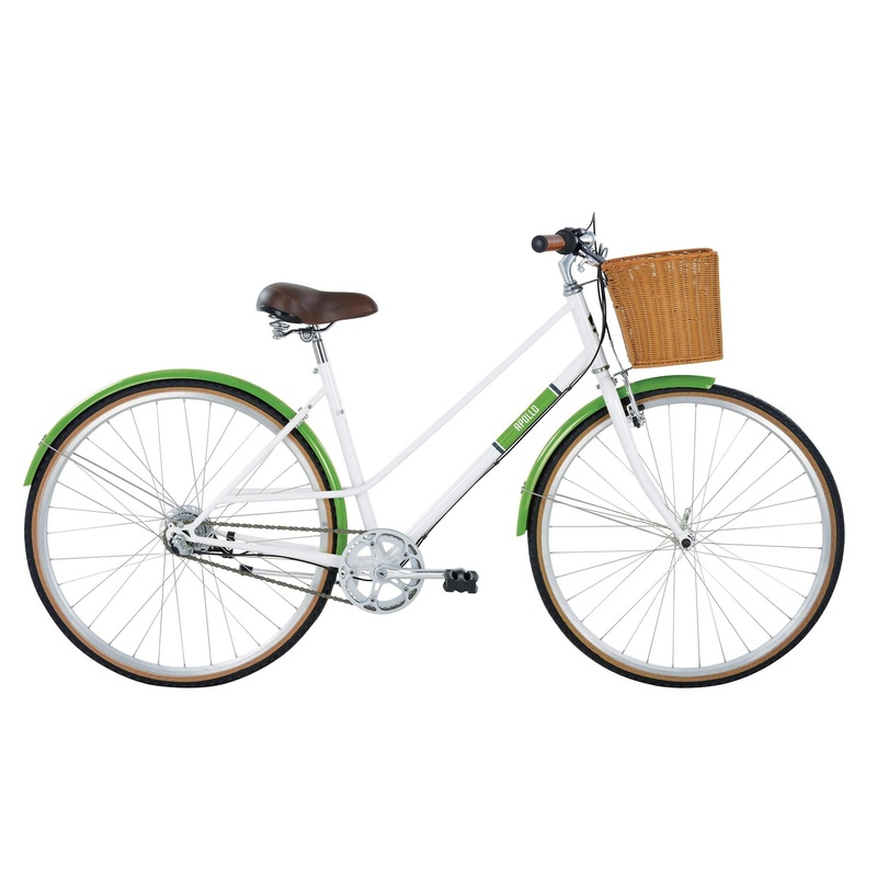 Apollo Vintage 3 Women’s Cruiser Bike White (2018)