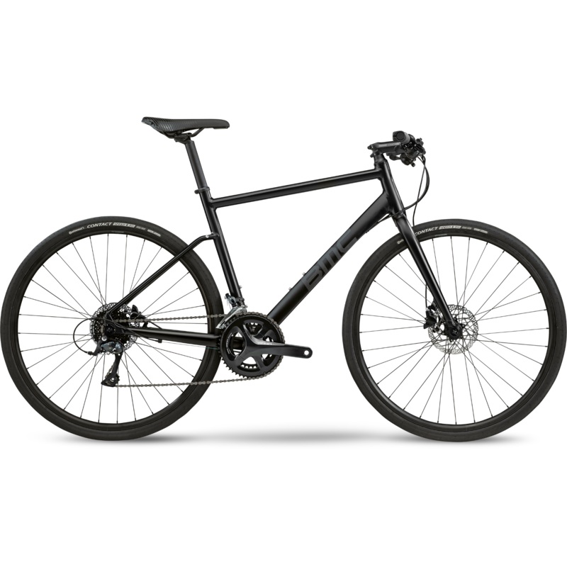 BMC Alpenchallenge 02 Three Flat Bar Road Bike Black Reflective (2020)