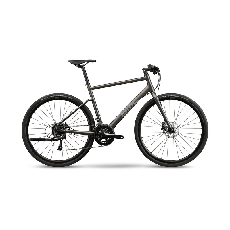 BMC Alpenchallenge Three Flat Bar Road Bike Anthracite/Grey (2021)