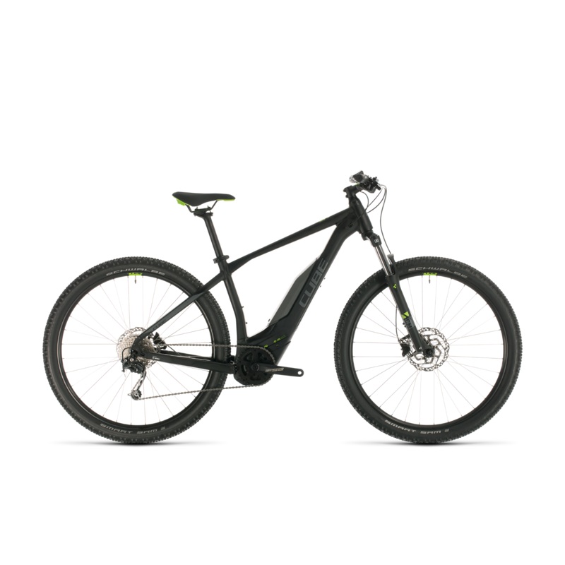 Cube Acid Hybrid ONE 400 Electric Hybrid Bike Black/Green (2020)