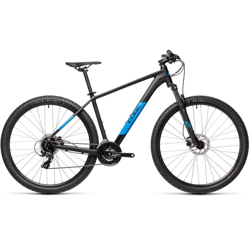 Cube Aim Pro Mountain Bike Black/Blue (2021)