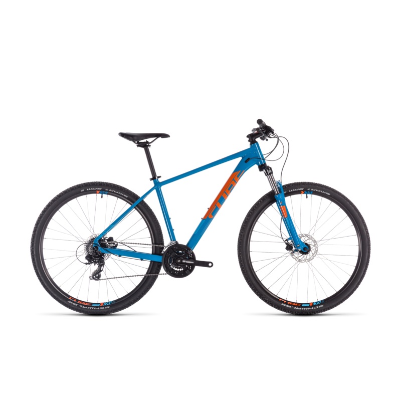 Cube Aim Pro Mountain Bike Blue/Orange (2019)
