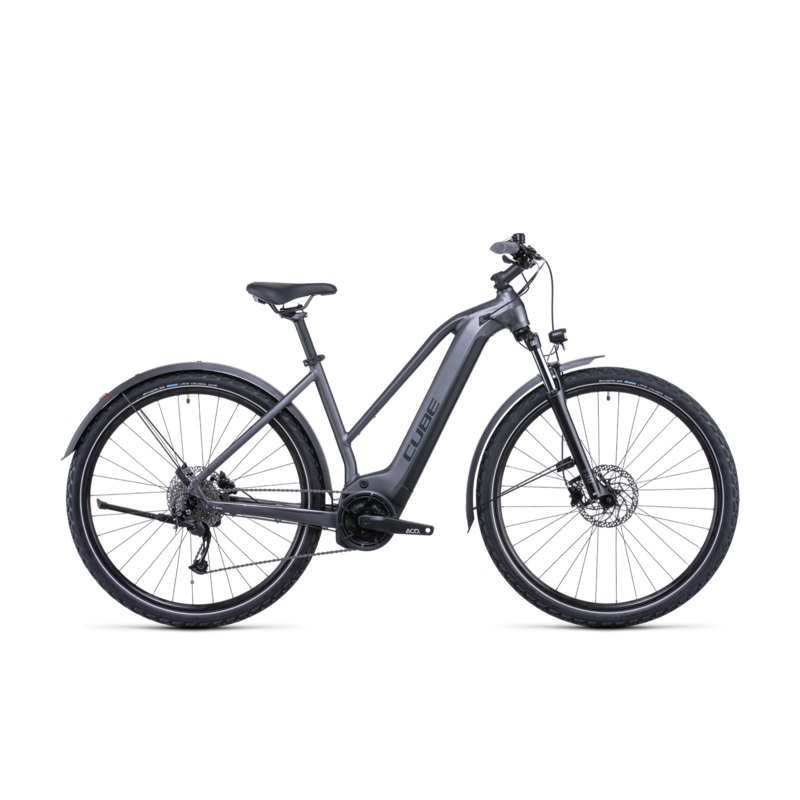 Cube Nuride Hybrid Performance 625 Allroad Trapeze Electric Hybrid Bike Graphite ‘n’ Black