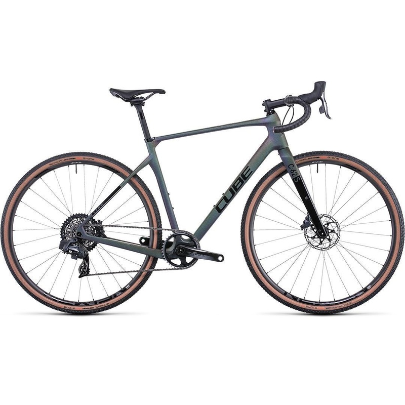 Cube Nuroad C:62 SLT Gravel Bike Flat Prizmblack ‘n’ Black