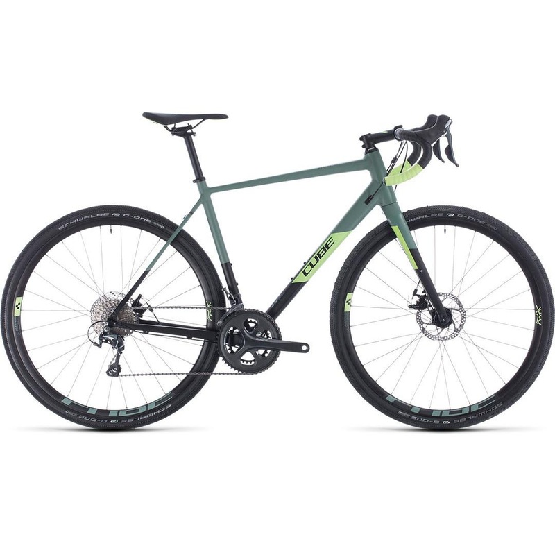 Cube Nuroad Pro Gravel Bike Black/Green (2020)