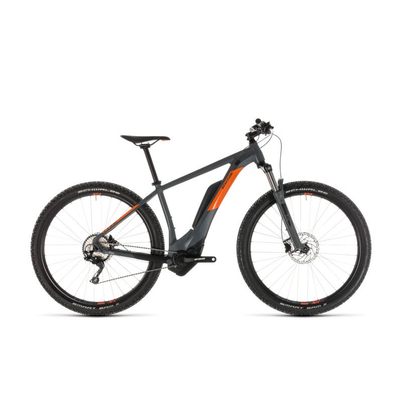 Cube Reaction Hybrid Pro 400 E-Mountain Bike Grey/Orange (2019)