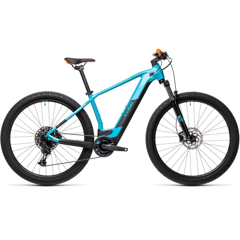 Cube Reaction Hybrid Pro 400 Electric Mountain Bike Petrol/Orange