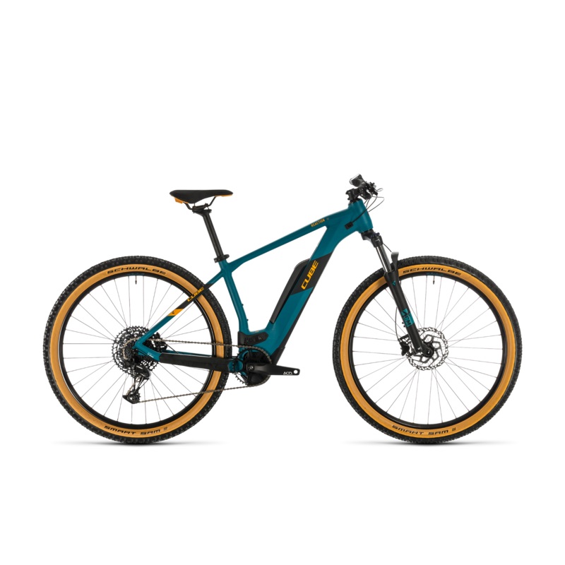 Cube Reaction Hybrid Pro 400 Electric Mountain Bike Pinetree/Orange (2020)