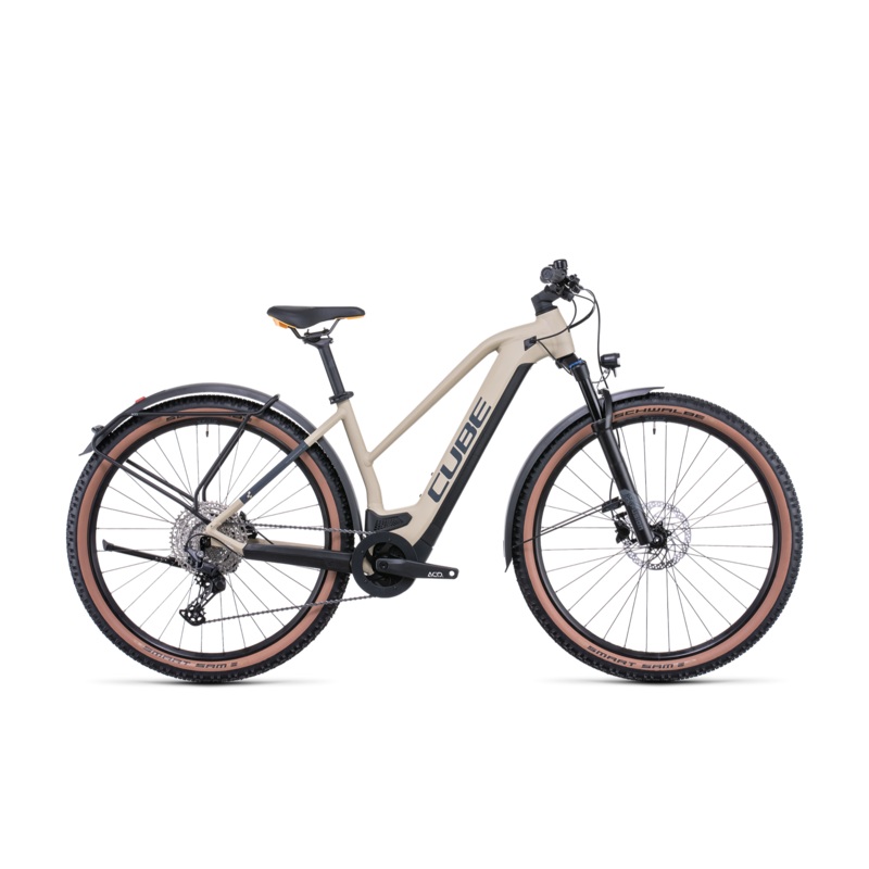 Cube Reaction Hybrid Pro 500 Allroad Trapeze Electric Hardtail Mountain Bike Desert ‘n’ Orange
