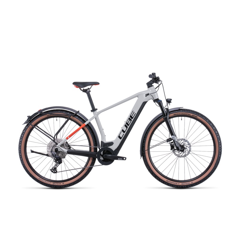 Cube Reaction Hybrid Pro 625 Allroad Electric Hardtail Mountain Bike Grey ‘n’ Rd
