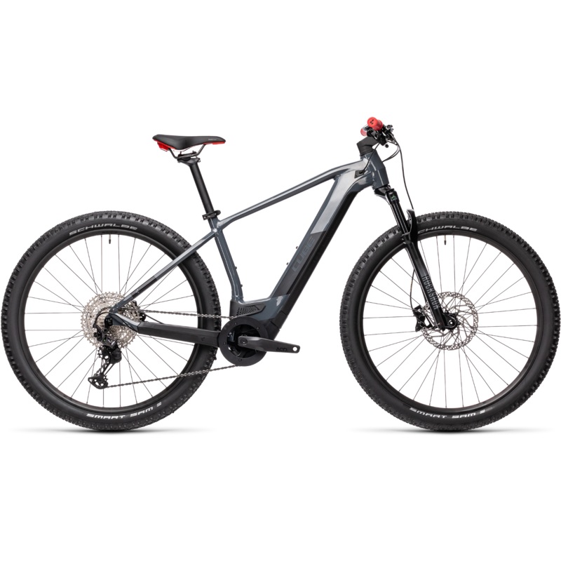 Cube Reaction Hybrid Race 625 Electric Mountain Bike Grey/Red
