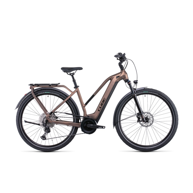 Cube Touring Hybrid EXC 500 Trapeze Hybrid Bike Mocha ‘n’ Black