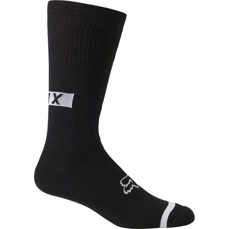 FOX Defend 10″ Crew Socks Black