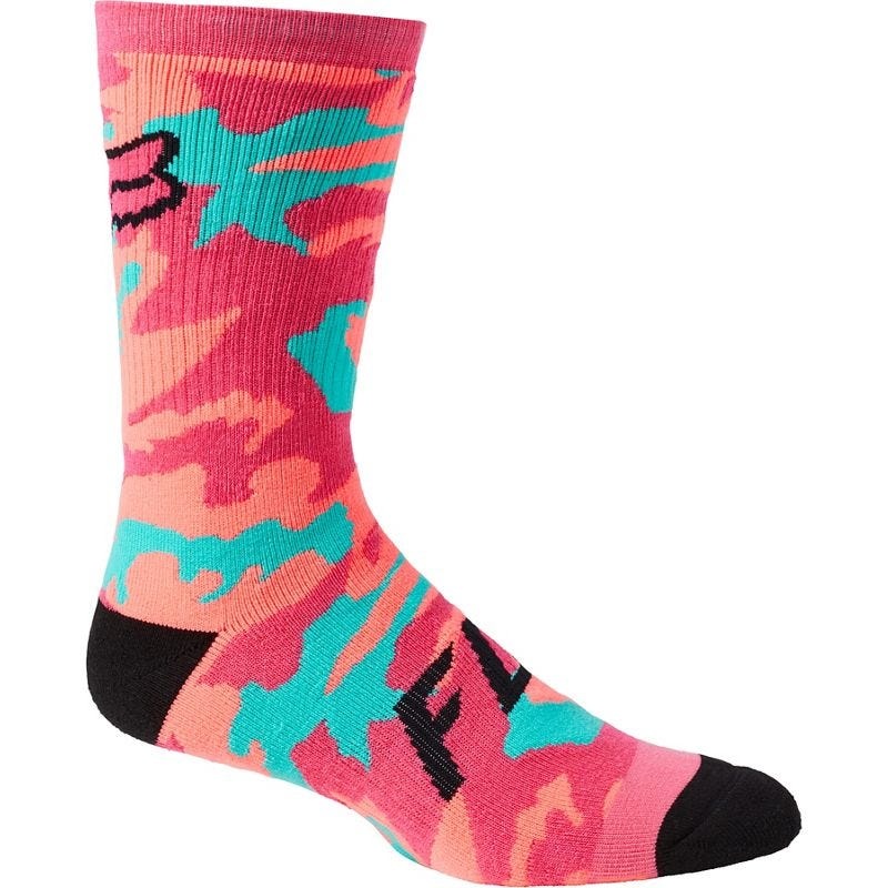 FOX Defend 8″ Socks Pink