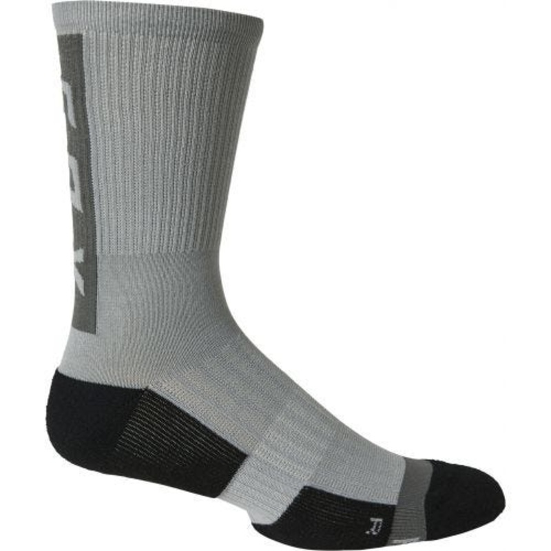 Fox Ranger Cushion Lunar 8″ Socks Lite Grey